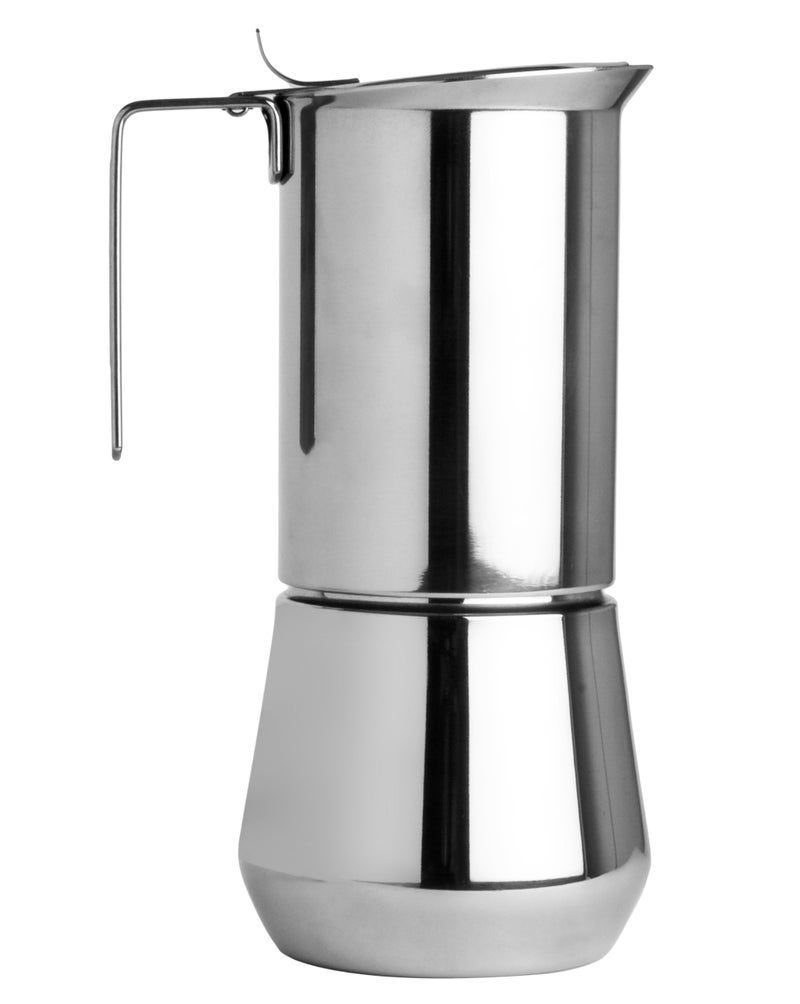 Ilsa Stainless Steel 3 ESPRESSO Cups Stovetop-â€“ 190mL - 6.5 oz. - Image 1